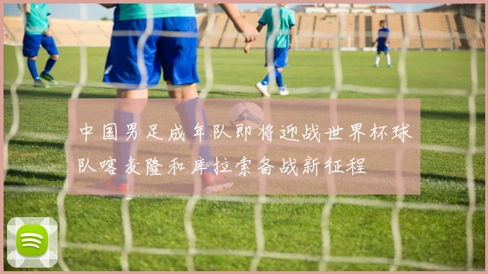 中国男足成年队即将迎战世界杯球队喀麦隆和库拉索备战新征程